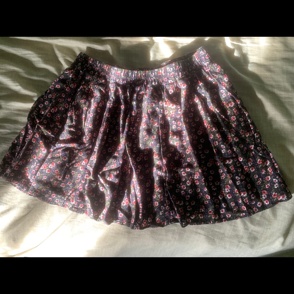 Floral Mini Skirt